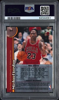 1998 Finest 81 Michael Jordan PSA 9