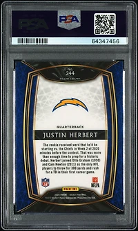 2020 Panini Select Justin Herbert PSA