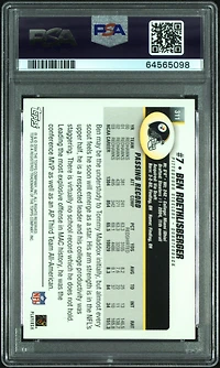 2004 Topps 311 Ben Roethlisberger Collection PSA 8
