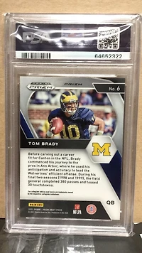 2021 Panini Prizm Draft Picks 6 Tom Brady PSA 10