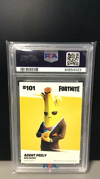 2021 Panini Fortnite 101 Agent Peely Holofoil PSA 10