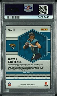 2021 Panini Mosaic 241 Trevor Lawrence Genesis PSA 10