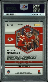 2021 Panini Mosaic 288 Patrick Mahomes Ii Genesis PSA 9
