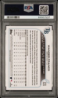 2022 Topps 215 Wander Franco PSA 10