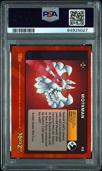 2021 Topps Metazoo Cryptid Nation Series 0 45 Mothman Aura Holo PSA 9