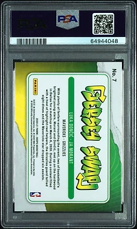 2020 Panini Hoops Jersey Swap 7 L.doncic/j.morant PSA 9