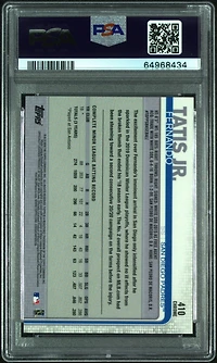 2019 Topps Complete Set 410 Fernando Tatis Jr. PSA 9