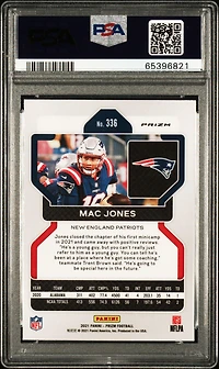 2021 Panini Prizm 336 Mac Jones PSA