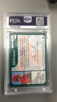 2019 Topps Transcendent Vip Party Shohei Ohtani Through The Years 2001 Shohei Ohtani PSA 8