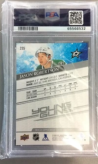 2020 Upper Deck 235 Jason Robertson PSA 9