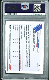 2021 Topps Chrome Formula 1 6 Lando Norris Refractor PSA