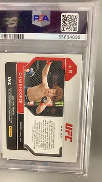 2022 Panini Prizm Ufc 97 Chase Hooper Ruby Wave PSA 10
