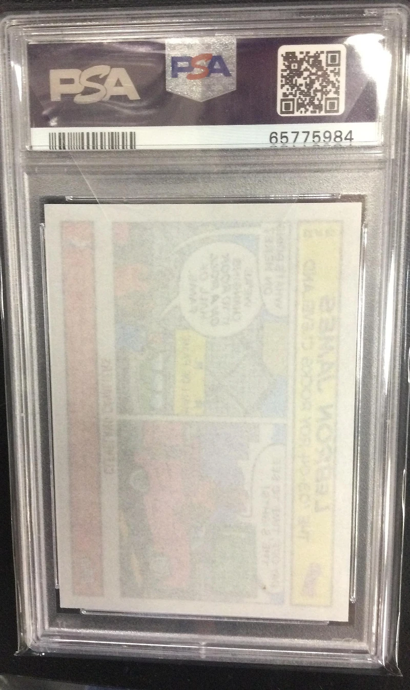 2004 Bazooka Comics 10 Lebron James PSA 10