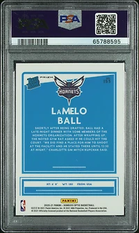 2020 Panini Donruss Optic 153 Lamelo Ball PSA