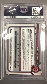 2022 Bowman Mega Box Chrome 126 Marcelo Mayer Sp PSA 10