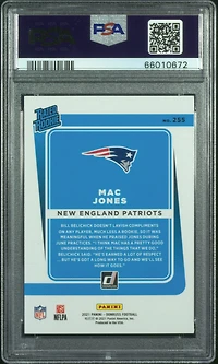 2021 Panini Donruss 255 Mac Jones PSA 10