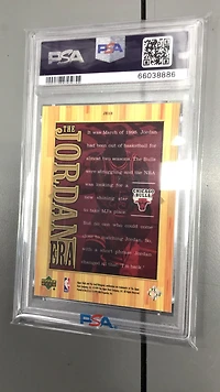 1999 Upper Deck Mj Athlete Of The Century The Jordan Era Je12 Michael Jordan PSA 10