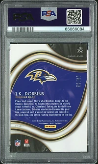 2020 Panini Select 352 J.k. Dobbins PSA 9