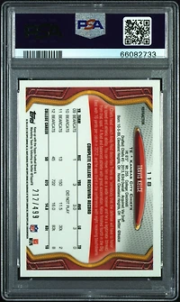 2013 Topps Chrome 118 Travis Kelce Purple Refractor PSA 10