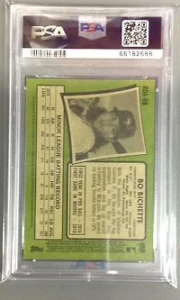 2020 Topps Heritage Real One Autographs Bb Bo Bichette PSA 8