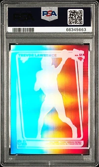 2021 Panini Clearly Donruss 51 Trevor Lawrence PSA 9