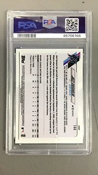 2021 Topps Chrome 144 Jazz Chisholm PSA 10