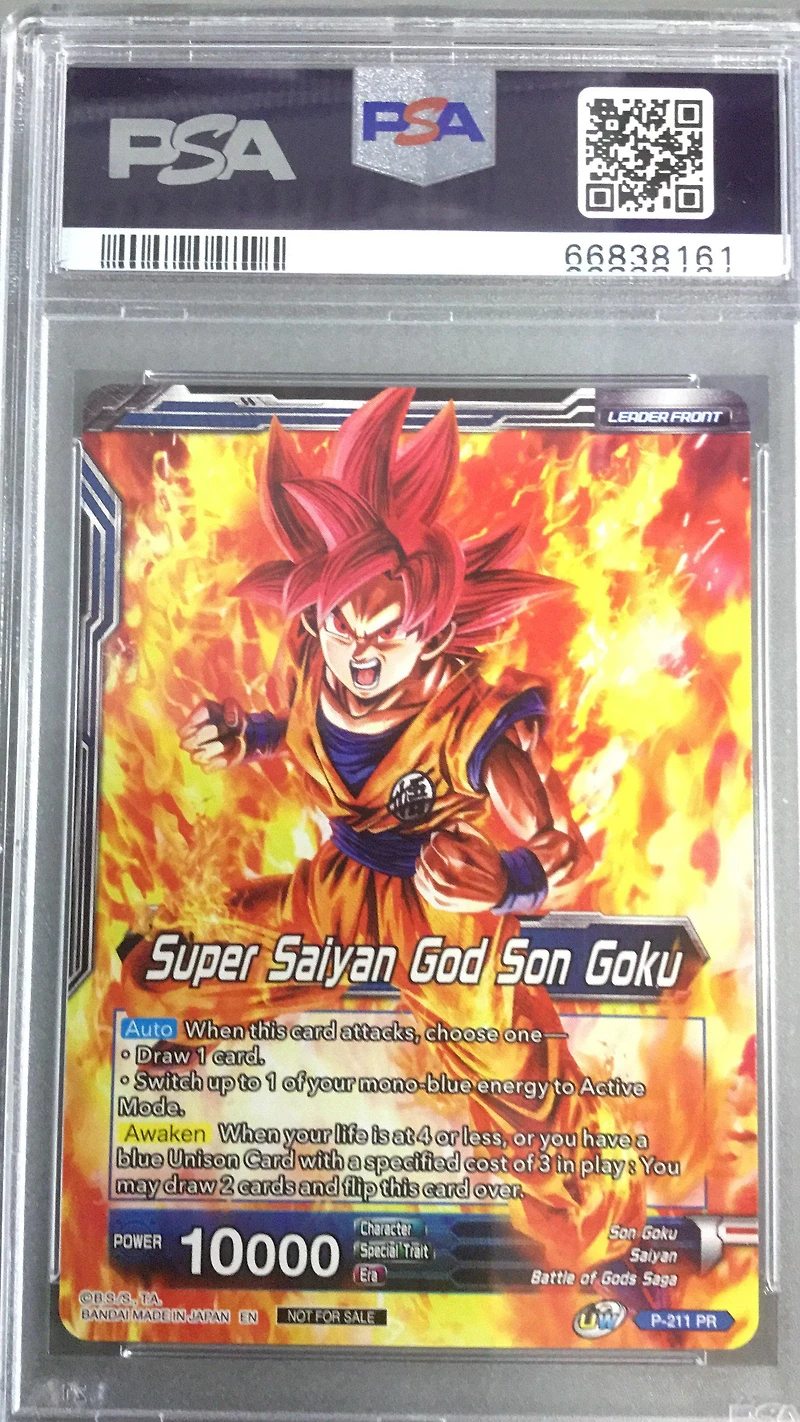 2020 Dragon Ball Super Card Game Unison Warrior Series Pre-release Pack Vol.1 P-211 Ssgss Son Goku