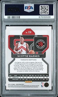 2021 Panini Prizm 320 Scottie Barnes PSA 10