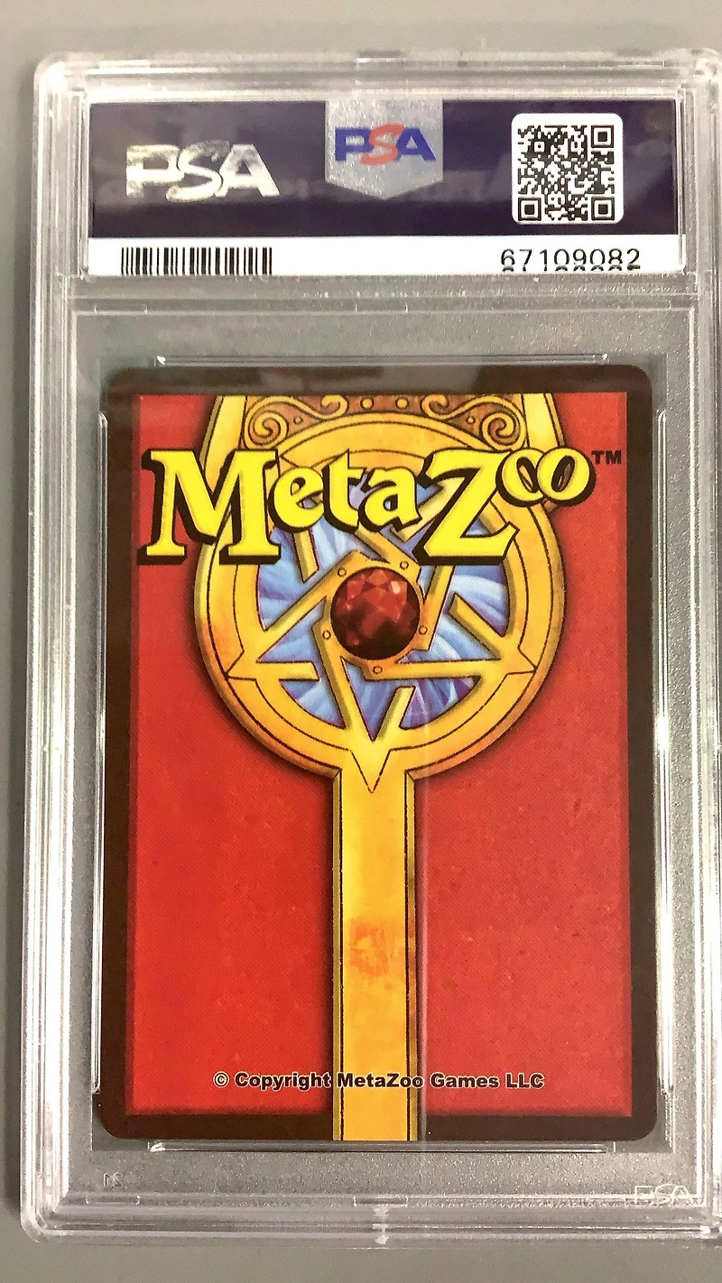 2022 Metazoo Wilderness 42 Chibi Cumberland Dragon 1st Edition-reverse Holo PSA 9