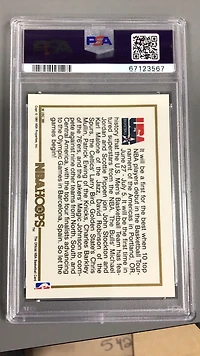 1991 Hoops null Team Usa PSA 9