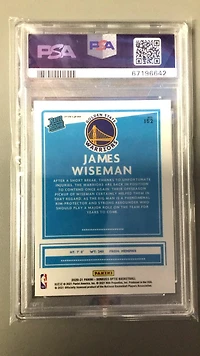 2020 Panini Donruss Optic 152 James Wiseman Blue Velocity PSA 10
