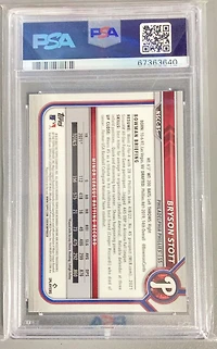 2022 Bowman Chrome Nscc Wrapper Redemption Bs Bryson Stott PSA 9