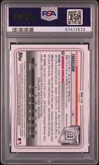 2020 Bowman Draft Bdc121 Spencer Torkelson Sp-autograph-chrome PSA 10