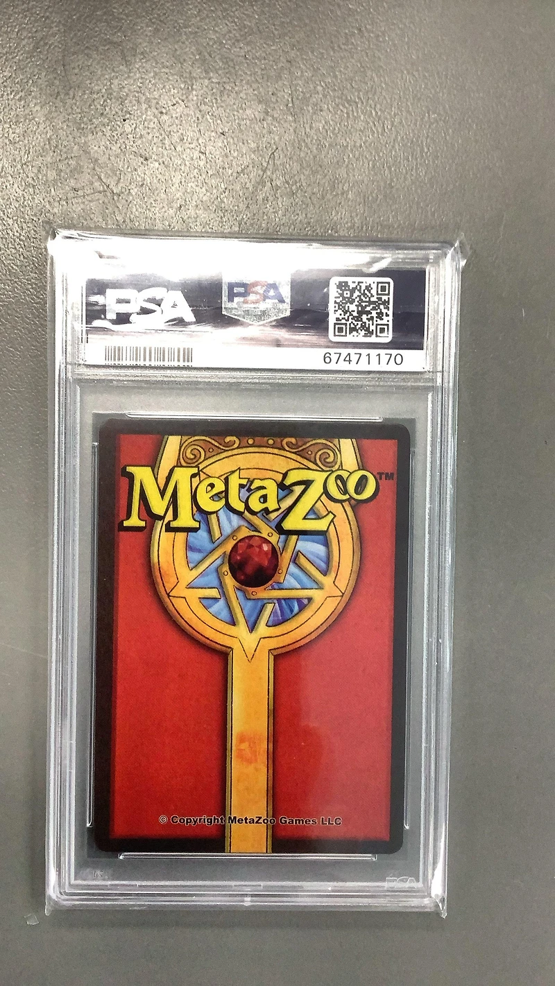 2021 Metazoo Nightfall 21 Righteous Reckoning-holo 1st Edition PSA 9