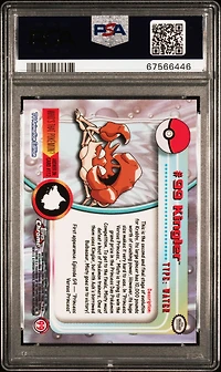 2000 Topps Chrome Pokemon T.v. 99 Kingler PSA 10