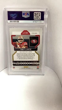2021 Panini Prizm V333 Trey Lance Variation-silver Prizm PSA 10