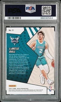 2020 Panini Revolution Rookie Revolution 11 Lamelo Ball PSA 10