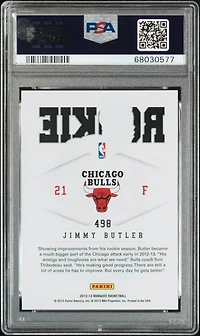 2012 Panini Marquee 498 Jimmy Butler PSA 10