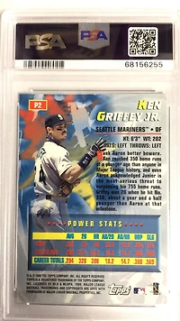 2000 Topps Power Players P2 Ken Griffey Jr. PSA 10