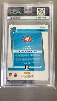 2021 Panini Donruss P254 Trey Lance PSA