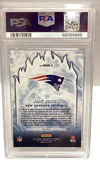 2021 Panini Donruss Optic White Hot Rookies Whr3 Mac Jones PSA 10