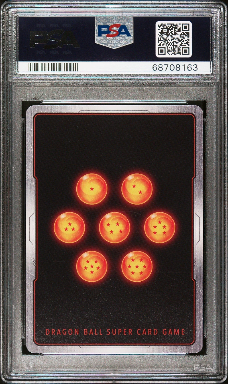 2022 Dragon Ball Super Card Game Series 16 Realm Of The Gods Bt16-125 Realm Of The Gods-crimson Hero's Strike Pre-release PSA 10