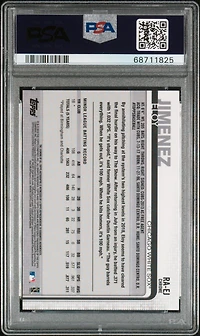 2019 Topps Chrome Rookie Autographs Ra-ej Eloy Jimenez PSA 10