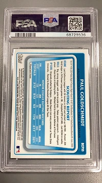 2011 Bowman Chrome Prospects Bcp99 Paul Goldschmidt PSA