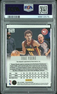 2021 Panini Prizm Flashback Signatures Fstyg Trae Young PSA 10