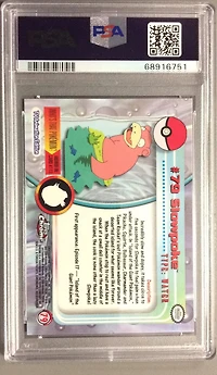 2000 Topps Chrome Pokemon T.v. 79 Slowpoke PSA 10