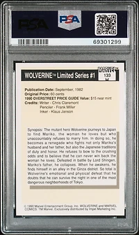 1990 Marvel Universe 133 Wolverine Limited Series #1 PSA 10