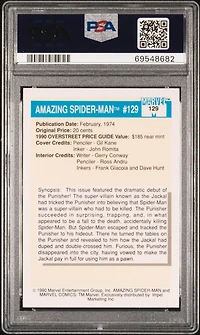 1990 Marvel Universe 129 Amazing Spider-man #129 PSA 10