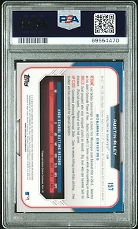 2015 Bowman Draft 157 Austin Riley Chrome PSA 10