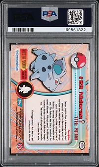 1999 Topps Pokemon Tv 29 Nidoran Rainbow Foil PSA 10